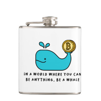 Bitcoin Whale Crypto Investor & BTC Trading Design Heupfles