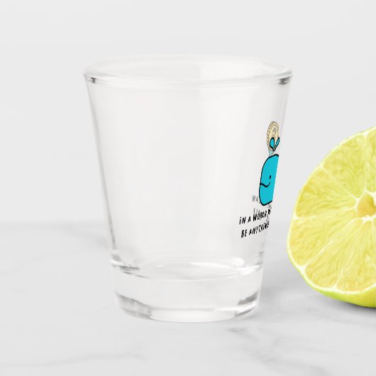 Bitcoin Whale Crypto Investor & BTC Trading Design Shot Glas (Links)