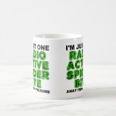 Bite d'araignée radioactive drôle Mug ou Mug de vo (Centre)