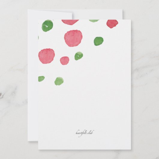 Bite de Watermelon Invitation (Dos)