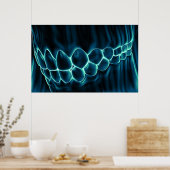 Bite et gencives bleu Poster orthodontiste dentist (Cuisine)