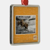 Bite, ik ben gewoon een uitdrukking. metalen ornament (Rechts)