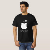 Bite Me Apple Rude T-shirt (Voorkant volledig)