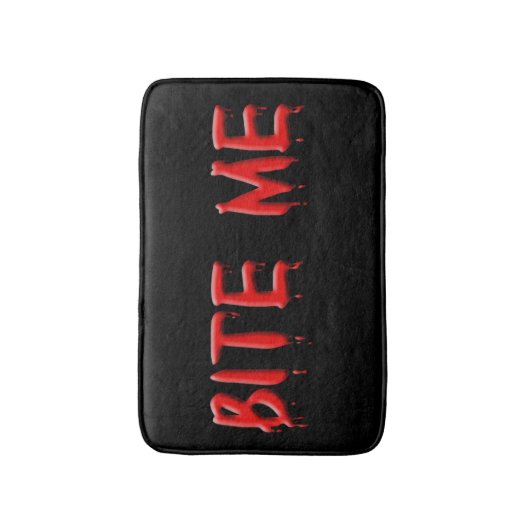 Bite me Bath Mat (Voorkant Verticaal)