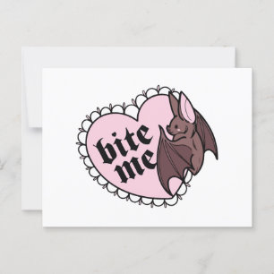 Bite me briefkaart