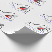 Bite me cadeaupapier (Hoek)