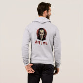 Bite Me-Dracula Sweat - shirt à capuche graphique (Dos entier)
