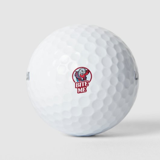 Bite me golfballen (Voorkant)