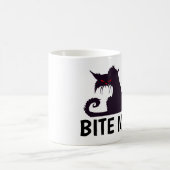BITE ME, KITTY CHAT FUNNY CAFÉ MUGS (Centre)