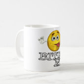 Bite me! koffiemok (Voorkant links)