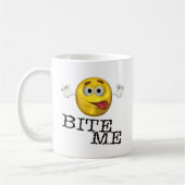 Bite me! koffiemok (Links)