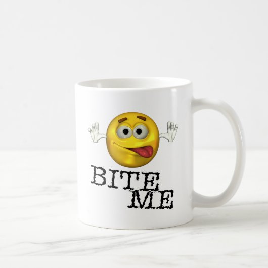 Bite me! koffiemok (Rechts)