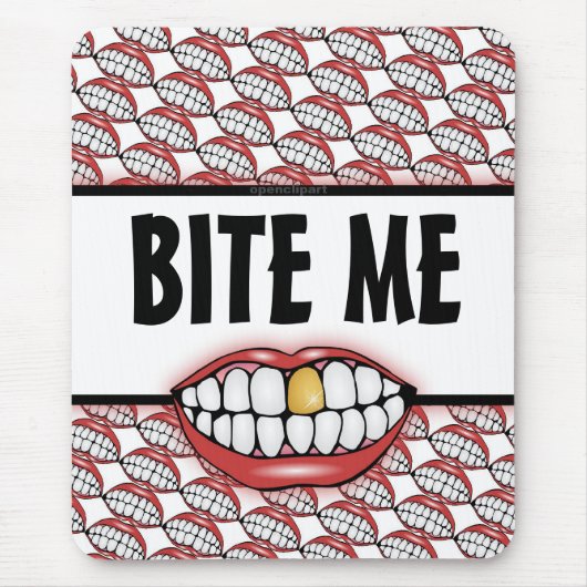 Bite me muismat (Voorkant)