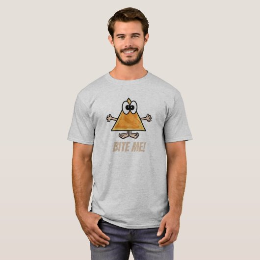 Bite Me Nacho Chip T-shirt (Voorkant volledig)