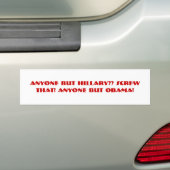 Bite me Obama! Bumpersticker (Op auto)