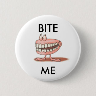 Bite me pin ronde button 5,7 cm