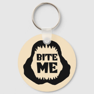 Bite me Quote - Shark Jaws Sleutelhanger