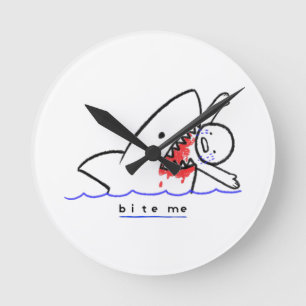 Bite me ronde klok