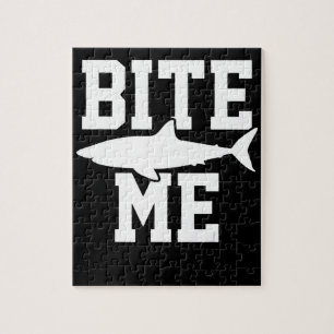 Bite Me - Shark Marine Biology Gift - Animal Ocean Legpuzzel