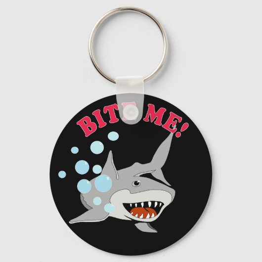 Bite Me Shark Sleutelhanger (Voorkant)