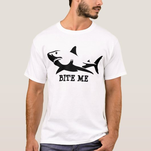 Bite me Shark, T-shirt (Voorkant)