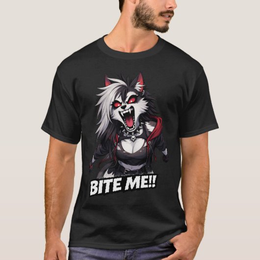 BITE ME!! T-SHIRT (Voorkant)