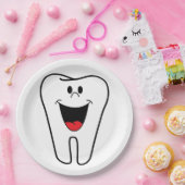 "BITE ME" TOOTH PAPIEREN BORDJE (Feest)