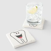 "BITE ME" TOOTH STENEN ONDERZETTER (Zijkant)