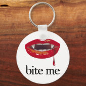 Bite Me Vampire Sleutelhanger (Voorkant)