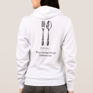 "Bite me" voeding hoodie