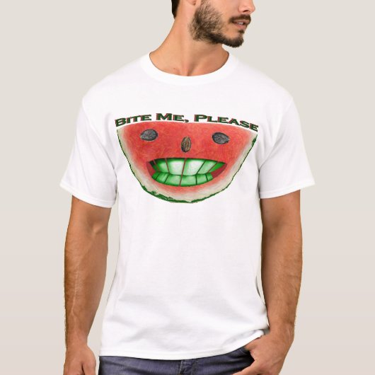 Bite Me Watermelon T-shirt (Voorkant)