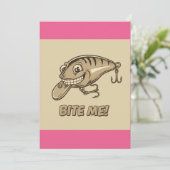 Bite-Moi ! Invitation de leurre de pêche (Debout devant)