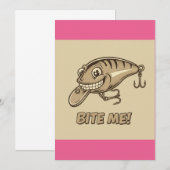 Bite-Moi ! Invitation de leurre de pêche (Devant / Derrière)