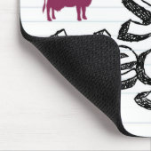 Bite Size Vegan Mousepad New Logo Muismat (Hoek)