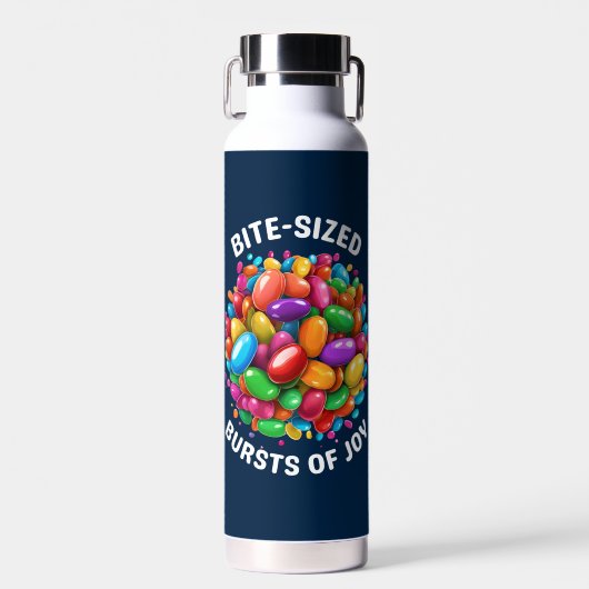 Bite-sized uitbarstingen van vreugde waterfles (Voorkant)
