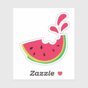 Bite van Watermeloen Sticker