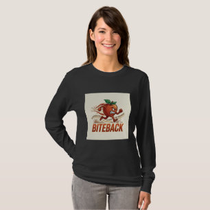Biteback Apple T-shirt met lange mouwen