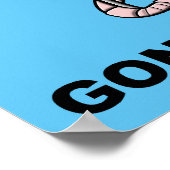 Biters va appâter Funny Pêche Poster (Coin)