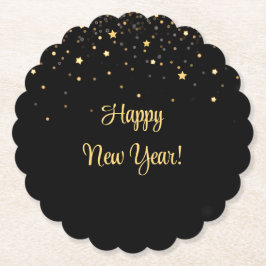 Bites & Bubbles New Years Eve Kartonnen Onderzetters