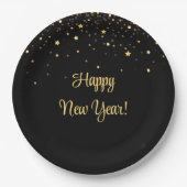 Bites & Bubbly New Years Eve Papieren Bordje (Voorkant)