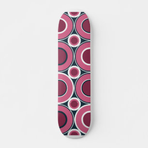 Bitesize magenta donuts met witte marine skateboard