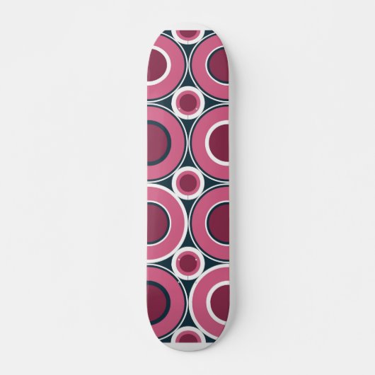 Bitesize magenta donuts met witte marine skateboard (Voorkant)