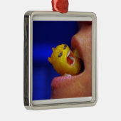 Biting Tater Tot Metalen Ornament (Rechts)