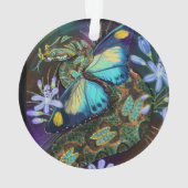 Bitis Nasicornis Papillon Viper Art (dos)