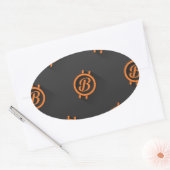 Bitmunt 3 ovale sticker (Envelop)