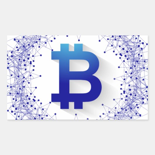 Bitmunt 5 rechthoekige sticker (Voorkant)