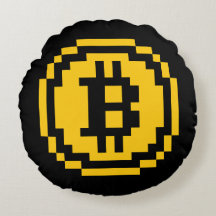 Bitmunt BTC 8-bits Logo | Rond Sierkussen