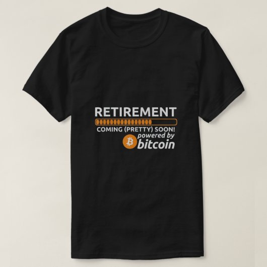 Bitmunt BTC Crypto Retirement T-shirt (Design voorkant)
