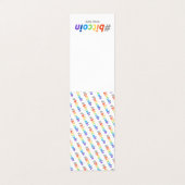 Bitmunt #BTC Rainbow Design Seed Card Mnemonic Visitekaartjes (Buitenkant ongevouwen)