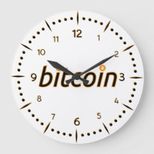 Bitmunt BTC Roman Numeral Wall klok